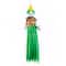 39" Halloween Sound Activated Hanging Animated Clown